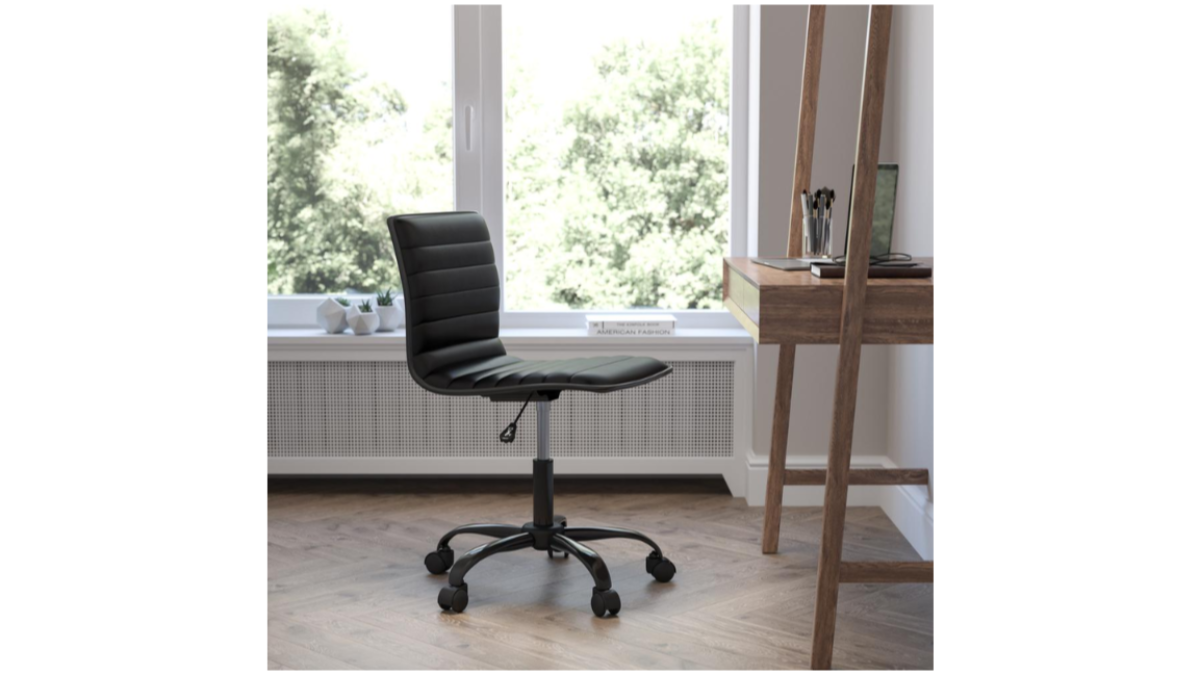 Skyline Decor Low Back Designer Armless Chair