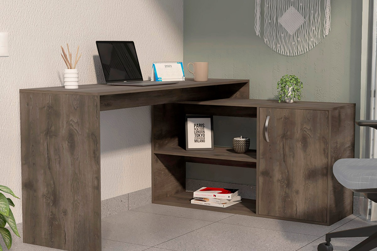 FM FURNITURE Antlia Desk: L-Shaped