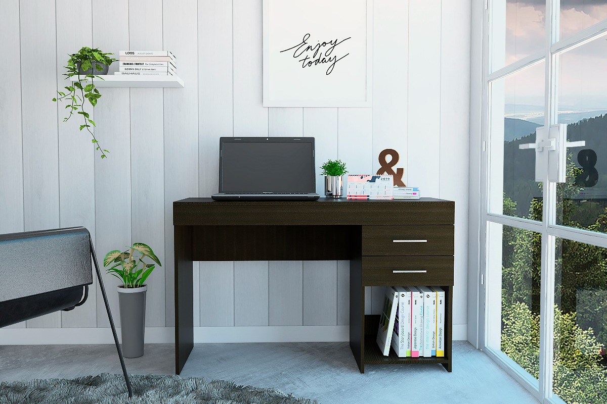 FM FURNITURE Austin Computer desk : two drawers