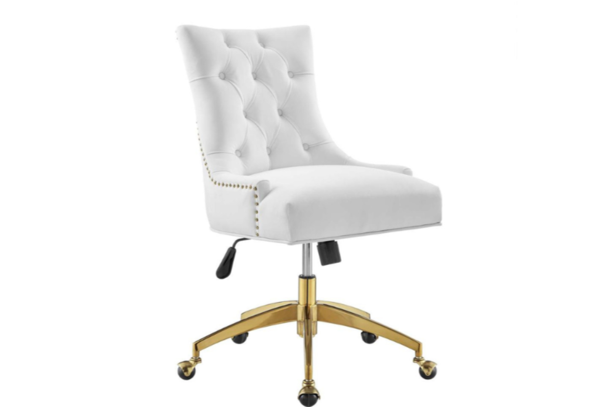 Regent Tufted Performance Velvet Office Chair