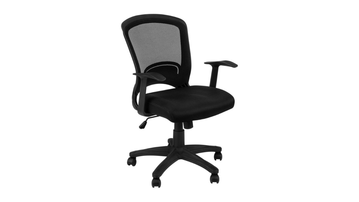 Trio Supply House Office Chair Black Mesh Mid-back: Multi-position