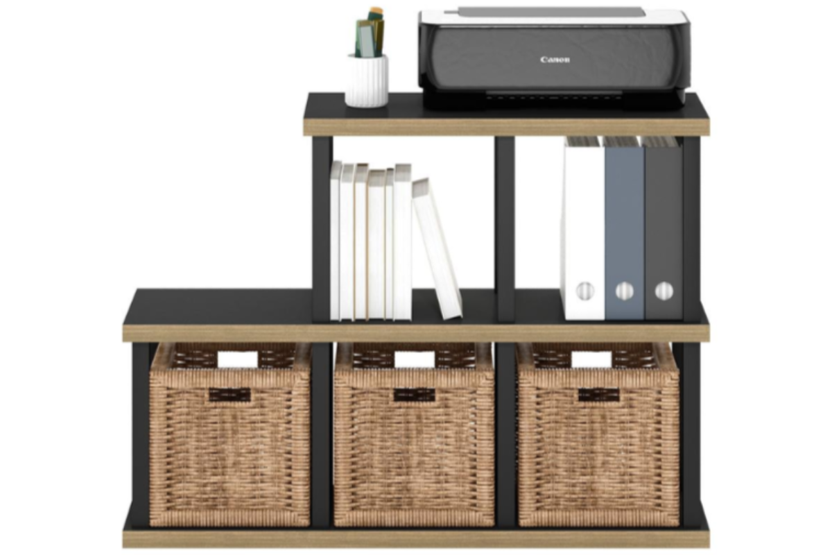 Trio Supply House Turn-N-Tube No Tools 5-Cube Shelf