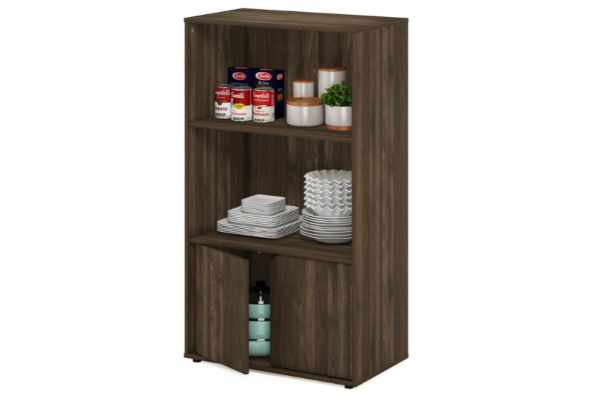 Trio Supply House JAYA Kitchen Storage Shelf with Cabinet