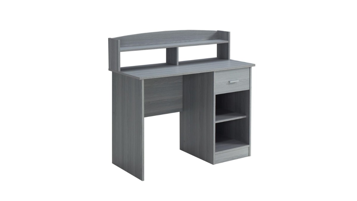 Trio Supply House Modern Office Desk with Hutch