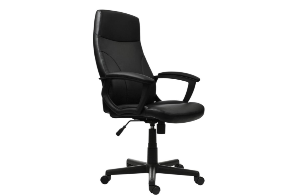Trio Supply House Medium Back Chair. Color: Black