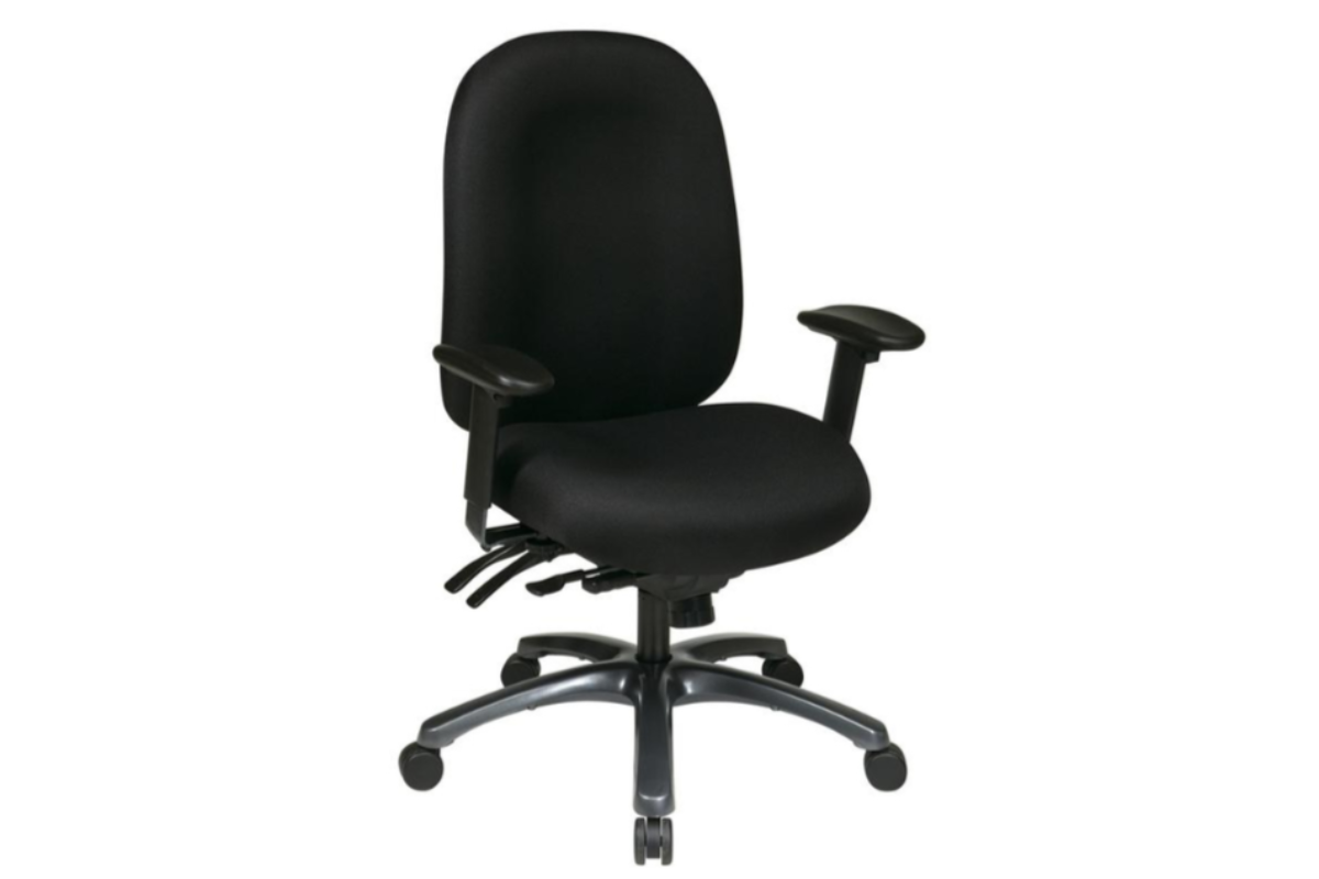 Trio Supply House Multi-Function Chair: Titanium Finish Base