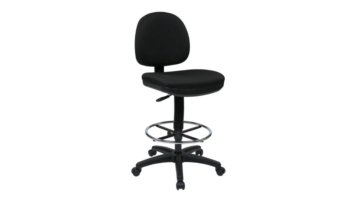Trio Supply House Lumbar Support Drafting Chair