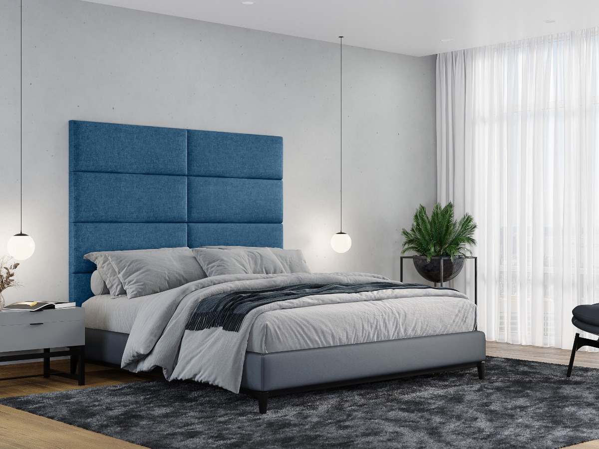 Jaxx Panelist Modern Padded Headboard