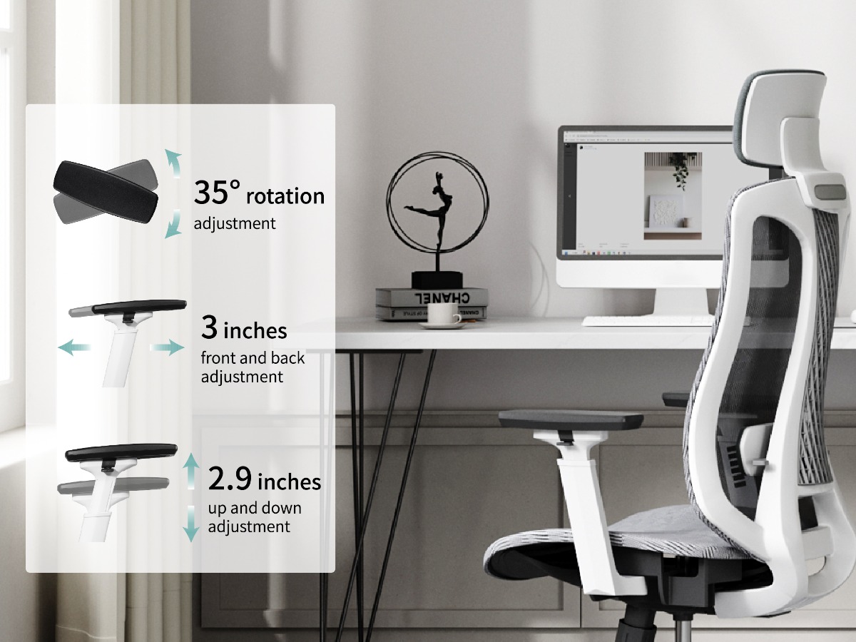 Logicfox Full Mesh Ergonomic Office Chair Saddle Seat