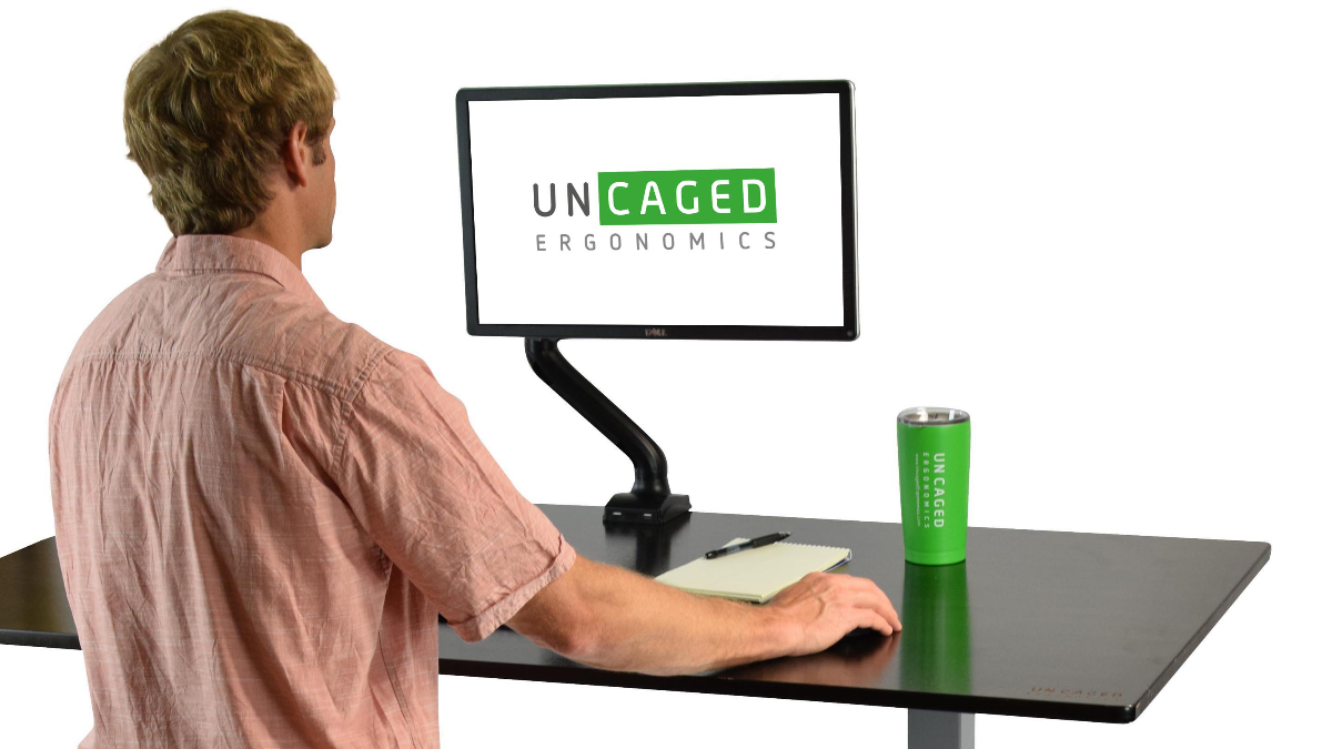 Uncaged Ergonomics Single Monitor Arm