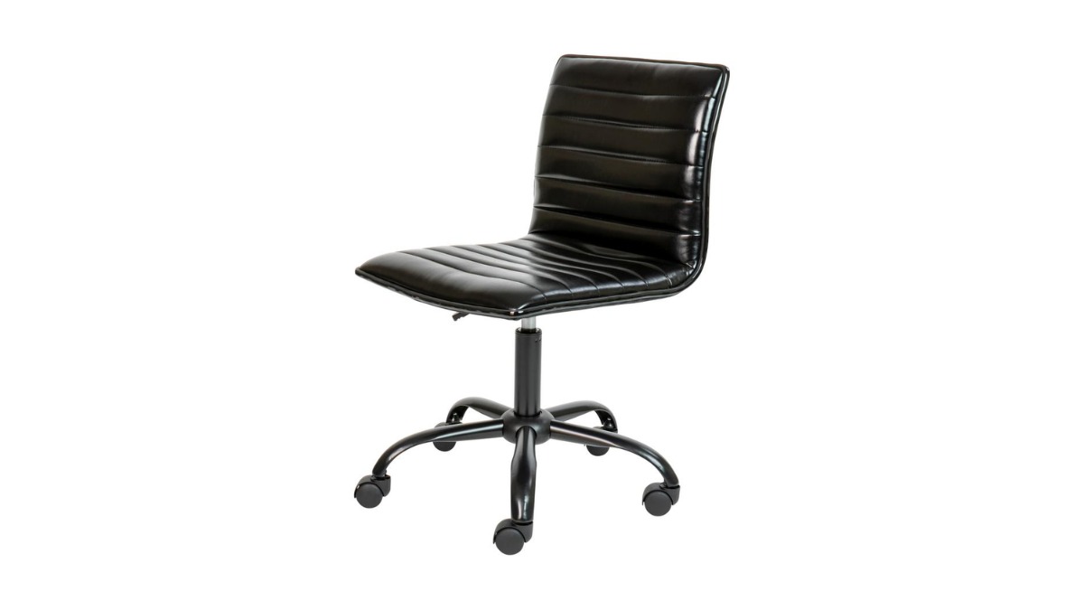 Skyline Decor Low Back Designer Armless Chair