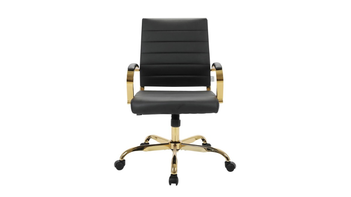Skyline Decor High-Back Leather Office Chair