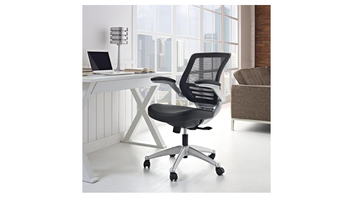 Trio Supply House Edge Leather Office Chair