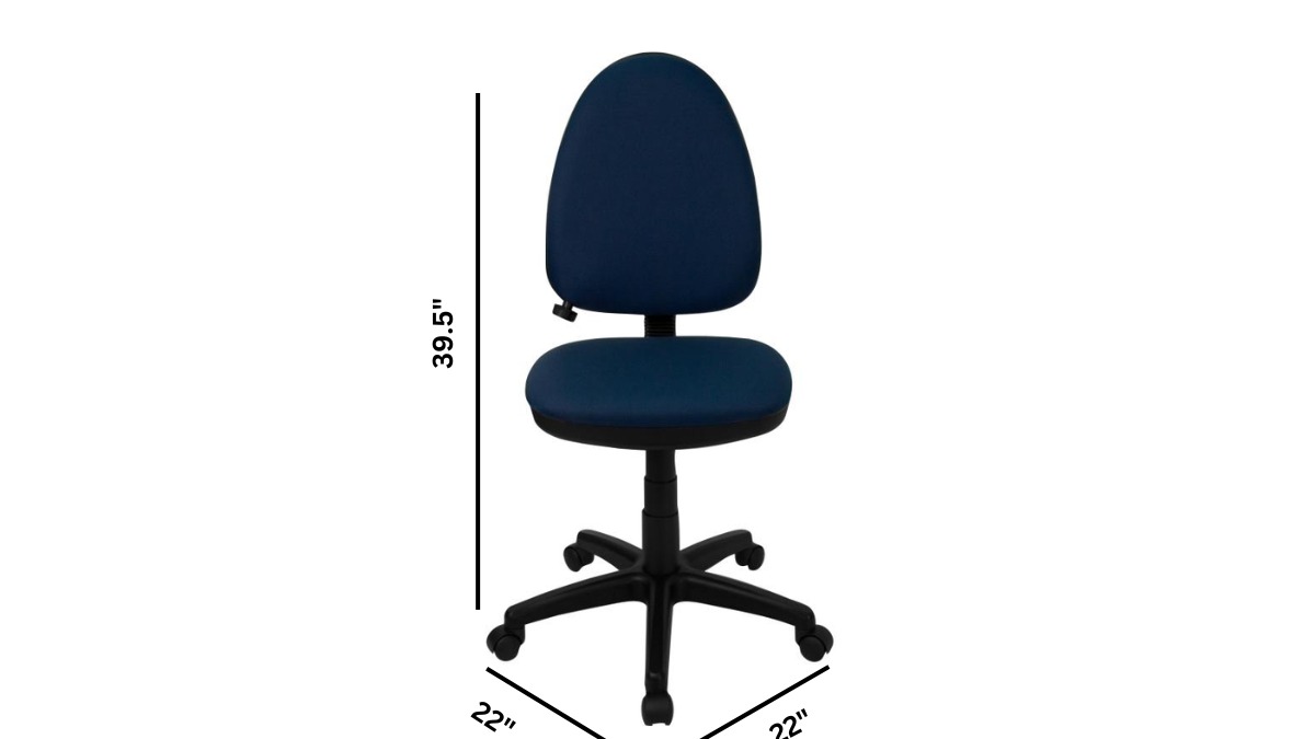 【新品未使用】BD LOWER CHAIR Mid- Back Contemporary Task Office Chair