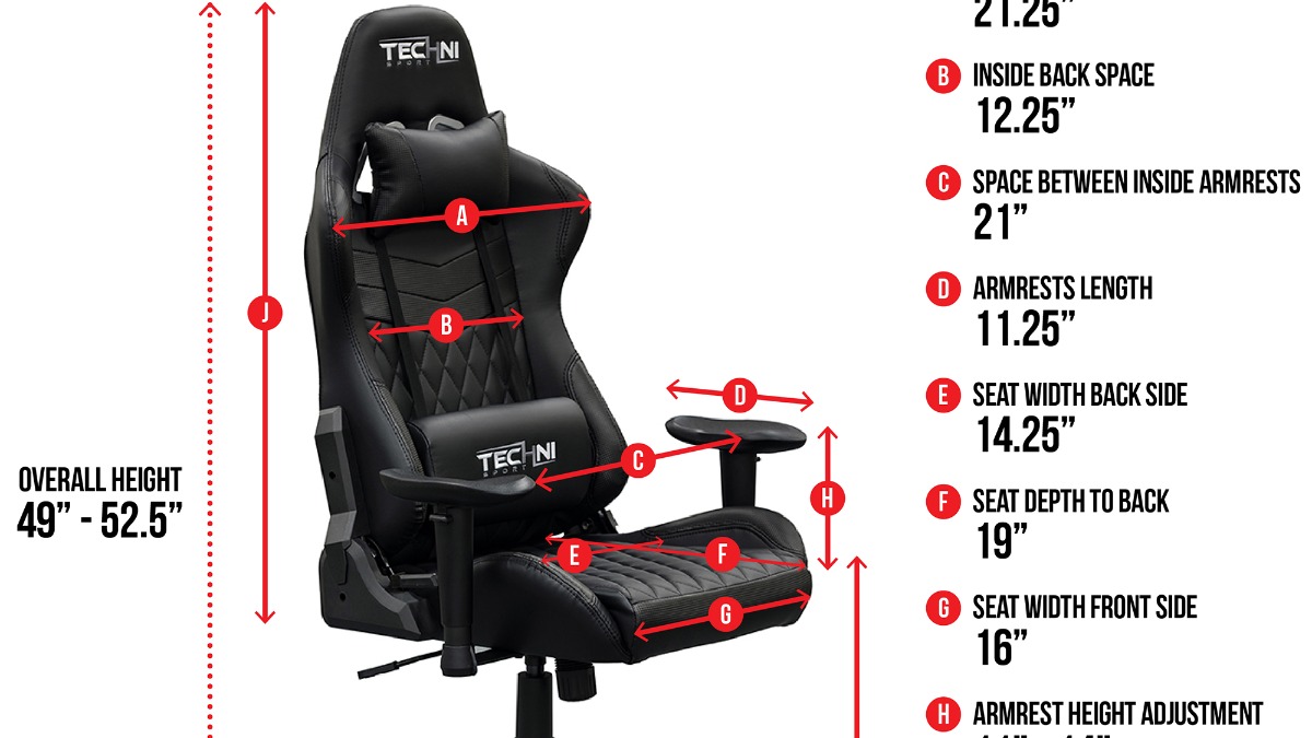 Techni Mobili  Kids Gaming and Student Racer Chair with Wheels