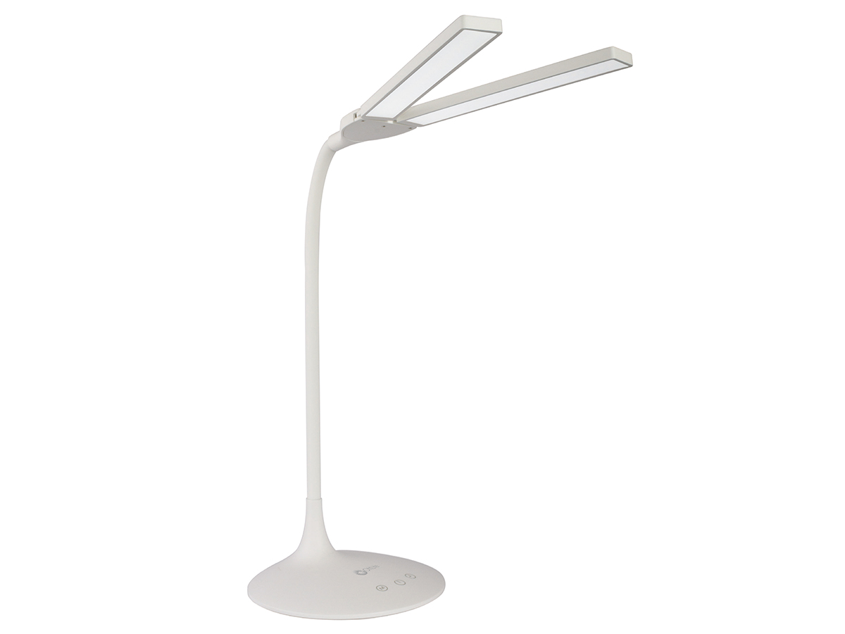 OttLite Pivot LED Desk Lamp 3 Color Modes, 40Minute ShutOff Timer