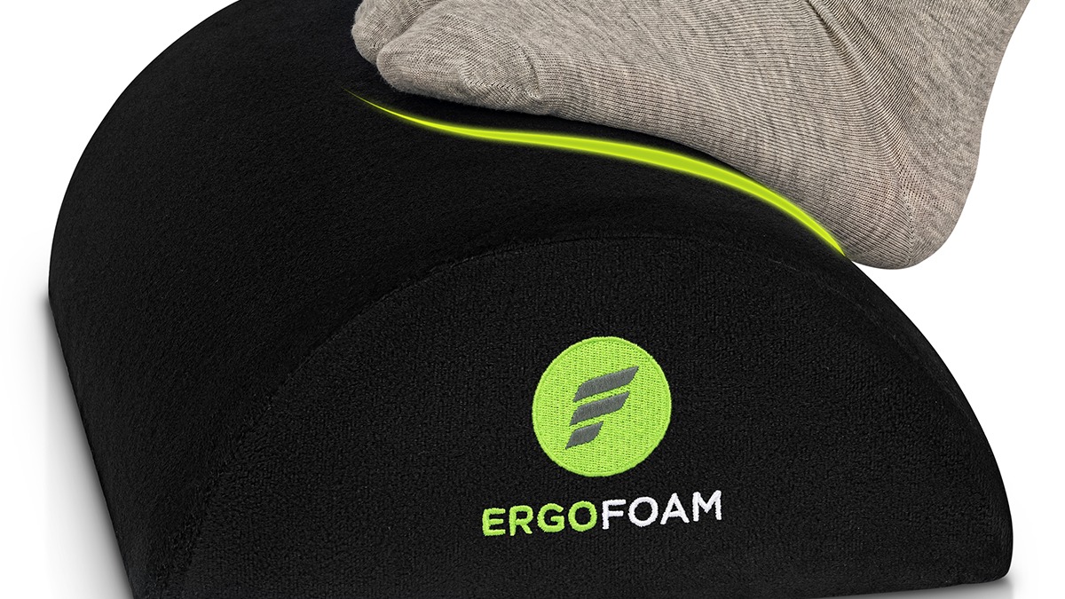 ErgoFoam Foot Rest Under Desk: Tall