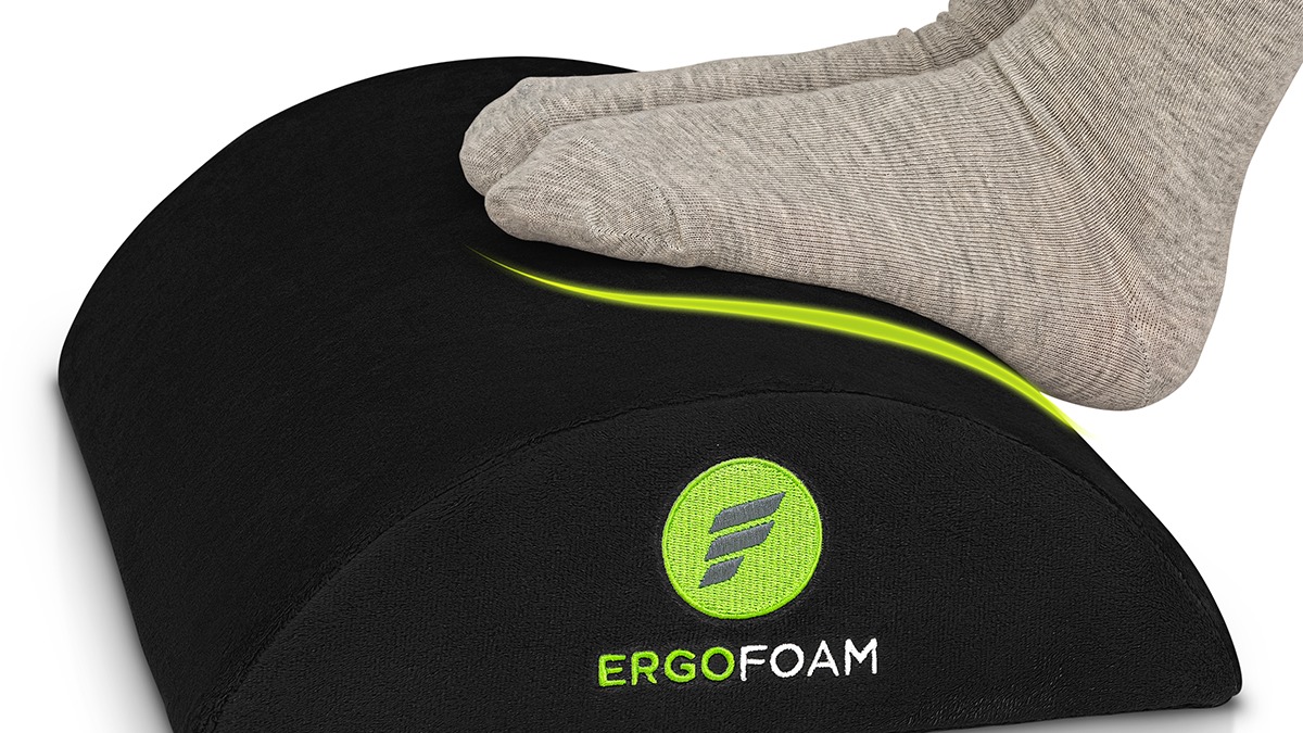 Ergofoam adjustable desk foot rest new arrivals