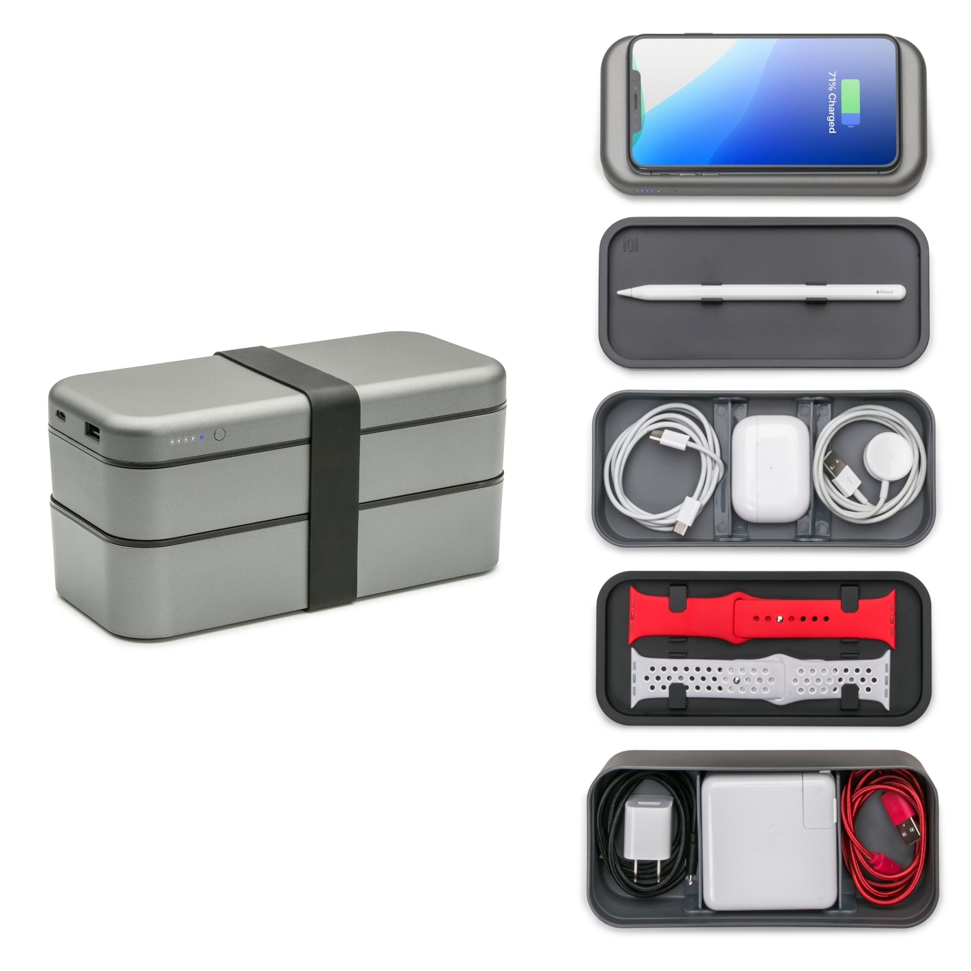 Function101 BentoStack Charge 8000: Organizer, Portable Power