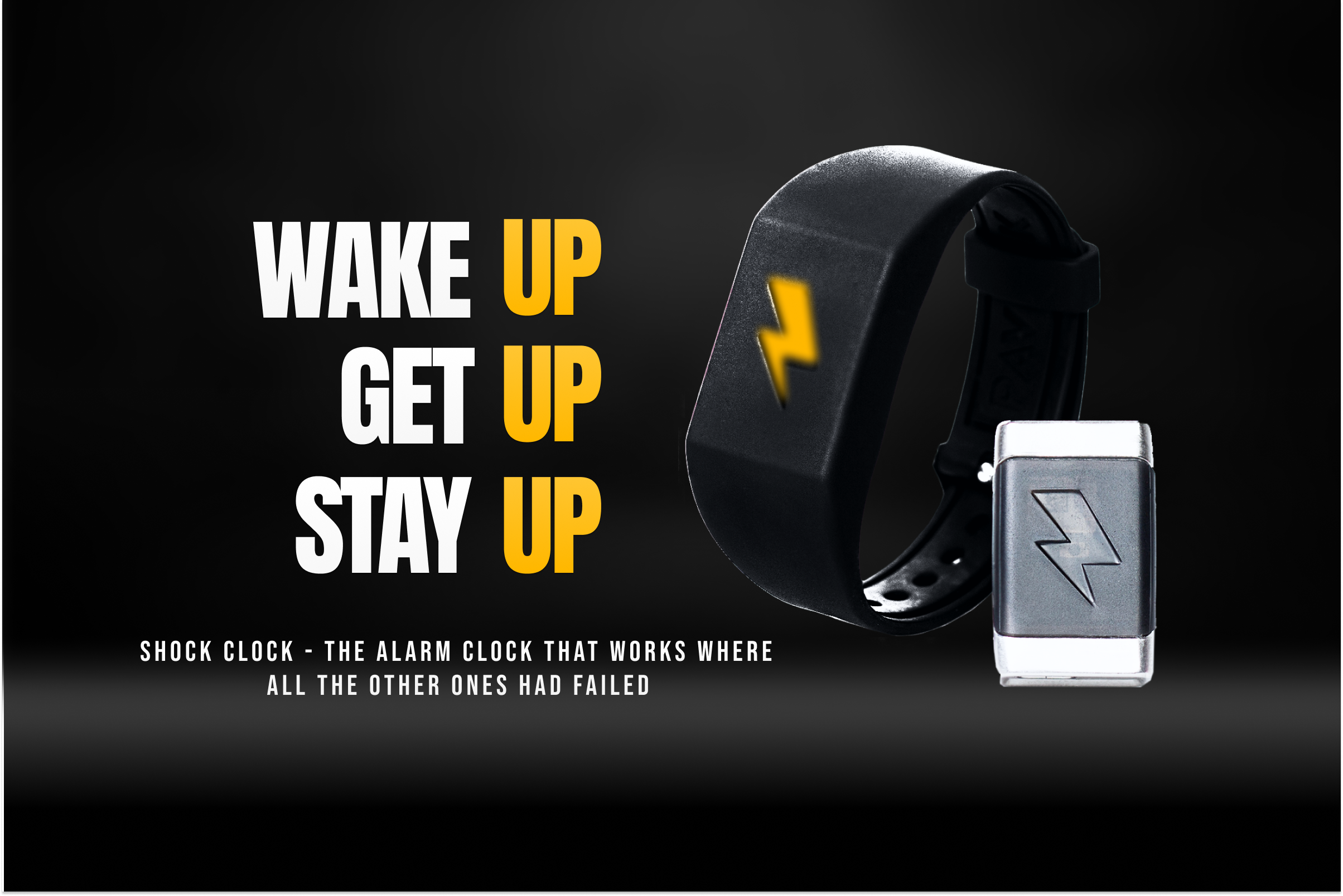 Pavlok Shock Clock 2 - Electric Shock Alarm Clock - Silent