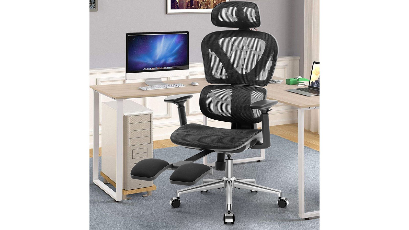 KERDOM Computer Desk Chair with Lumbar Support