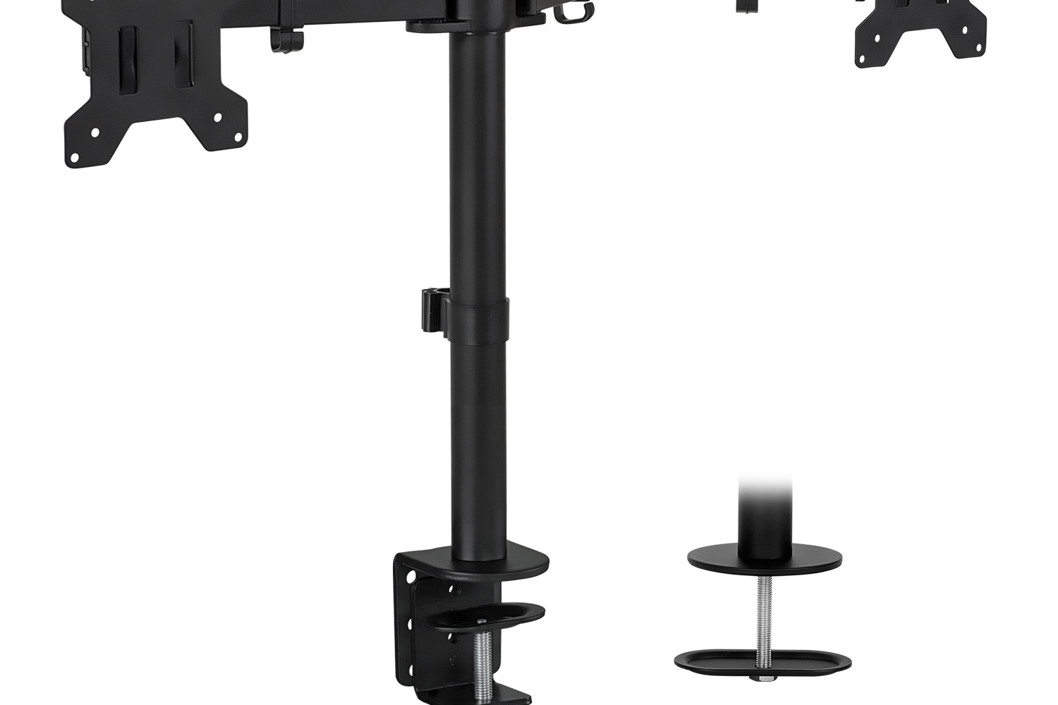 MountIt! MI2752L Full Motion Dual Monitor Desk Mount