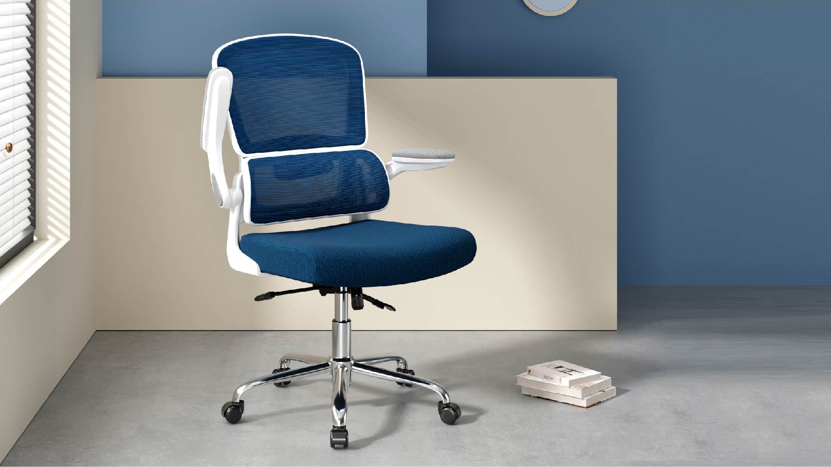 Logicfox Ergonomic Office Chair: Double Lumbar Support