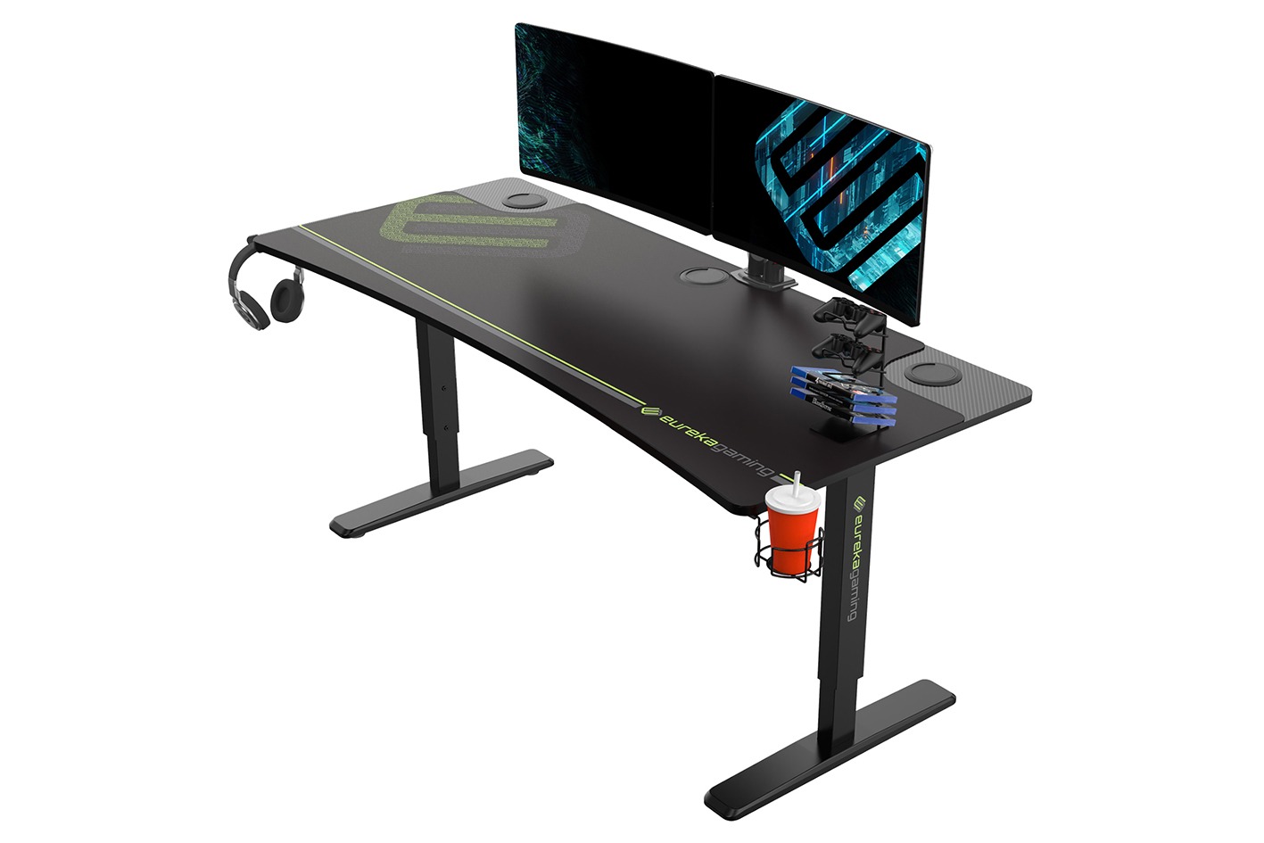 Eureka Ergonomic Gaming Desk Im Gaming Computer Desk