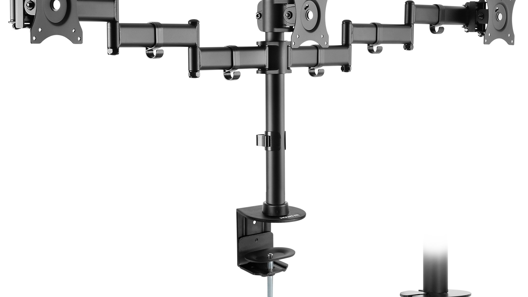 Mount-It! MI-1753 Fully Adjustable Triple Computer Monitor Mount