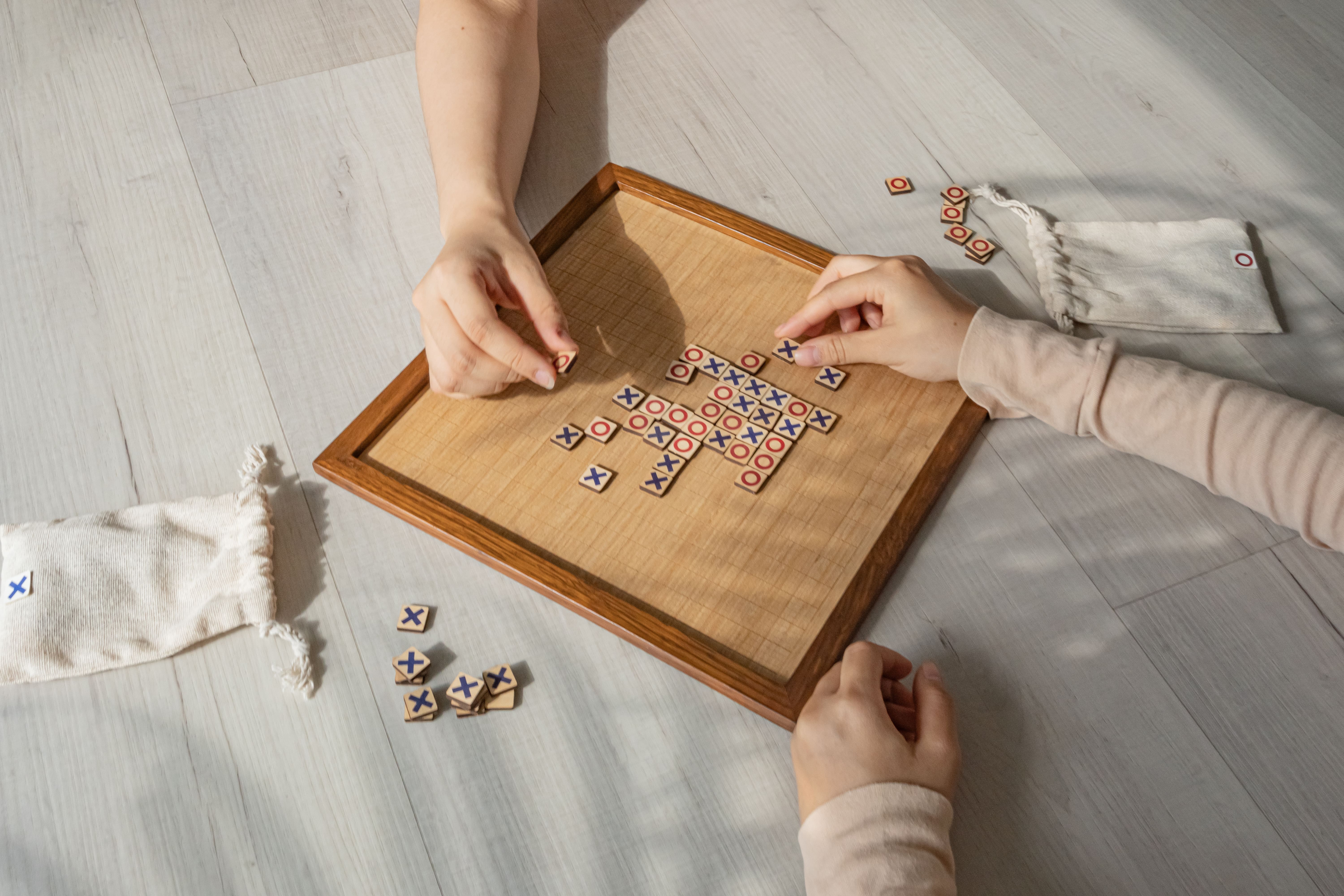 vintage wooden board games