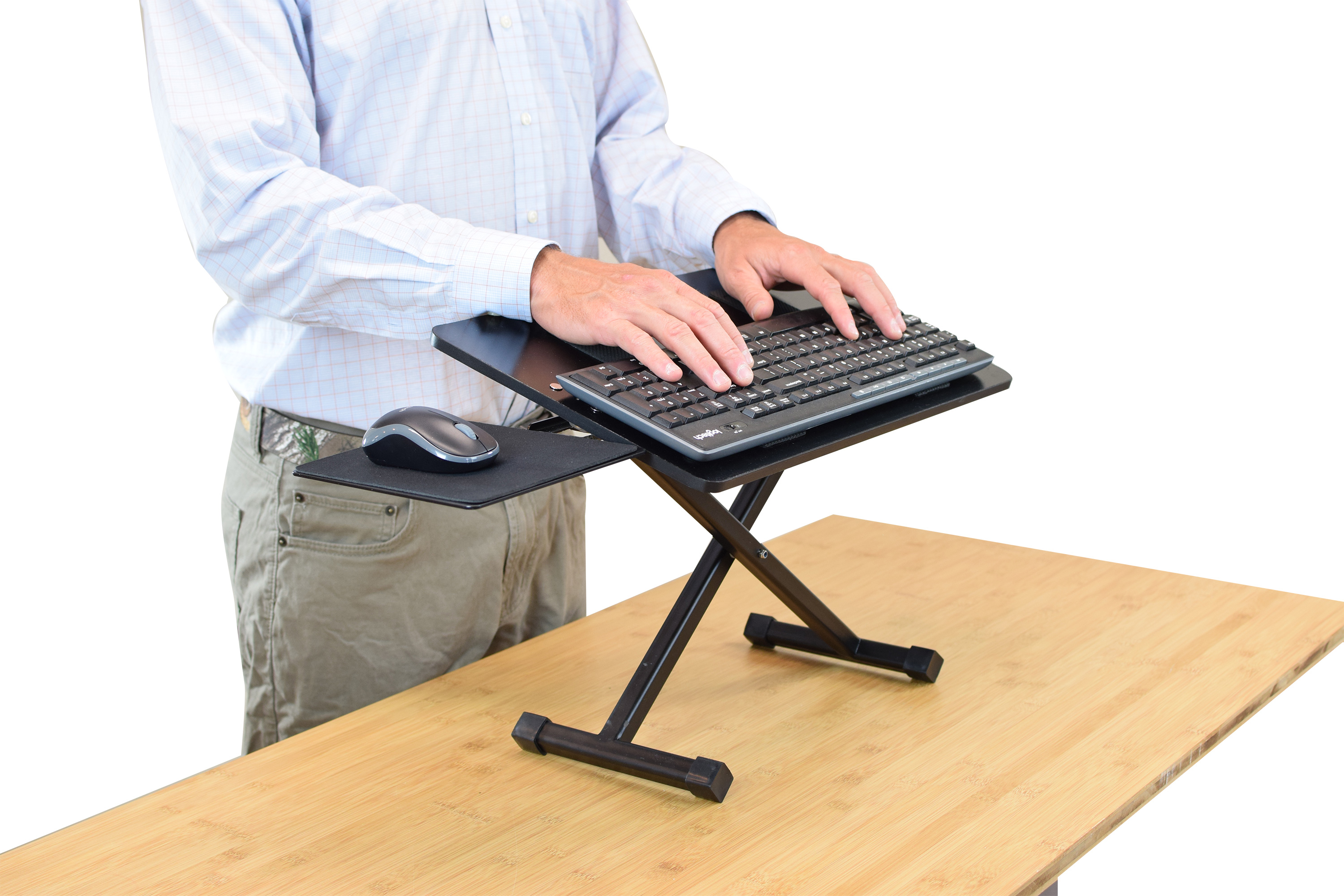 Kt3 computer keyboard stand for desk keyboard riser for desk
