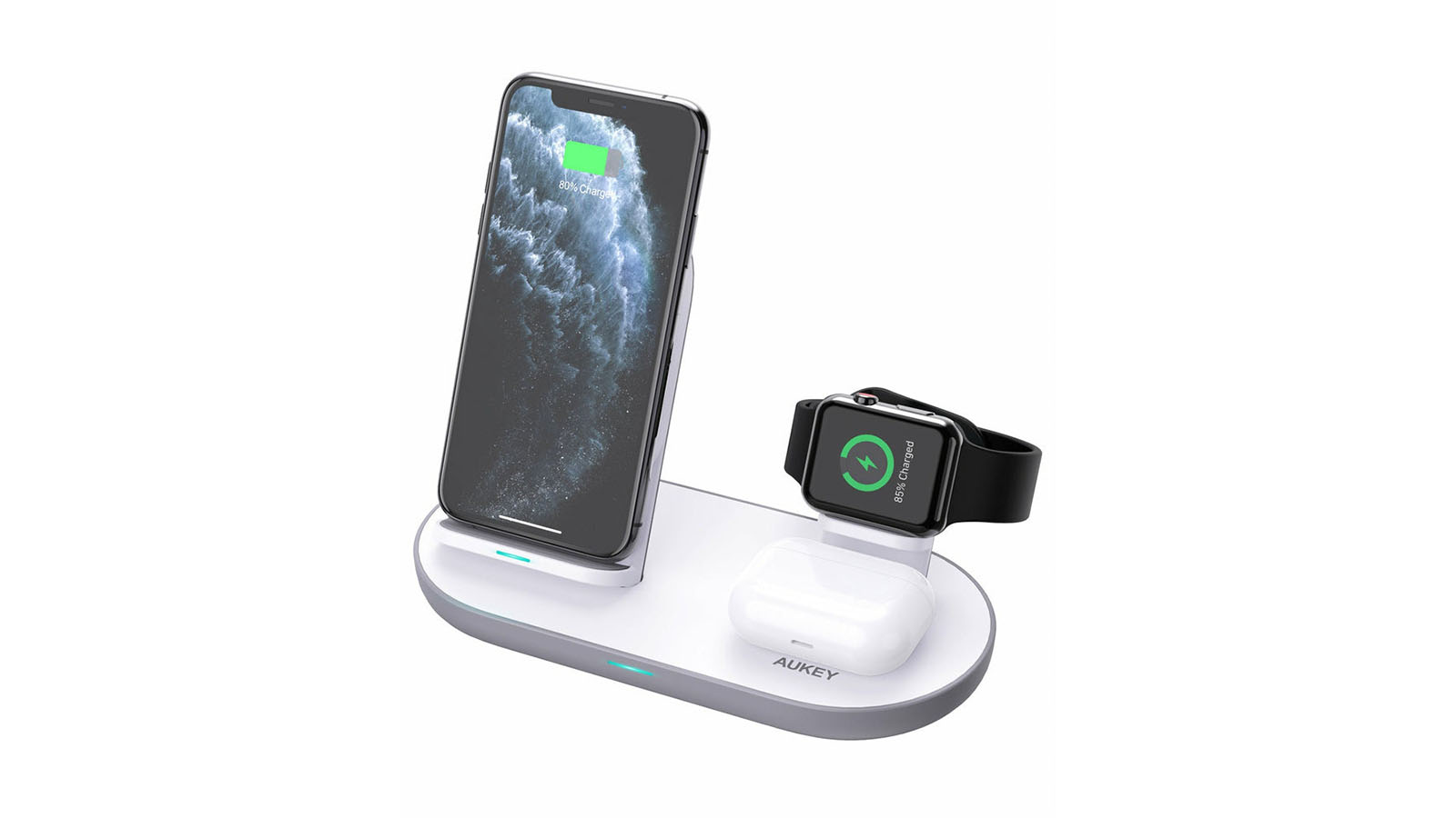 6Blu 3-in-1 Wireless Charger: Wireless Recharging For 3 Apple Devices