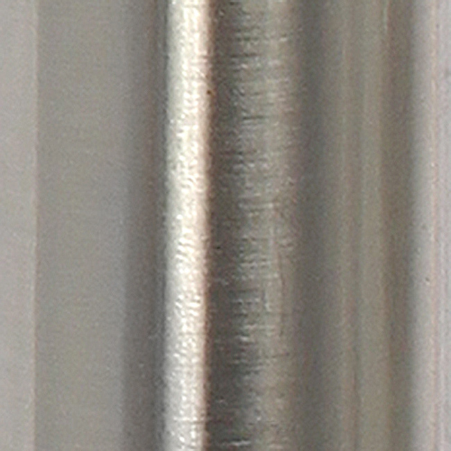Brushed Nickel/White Shades