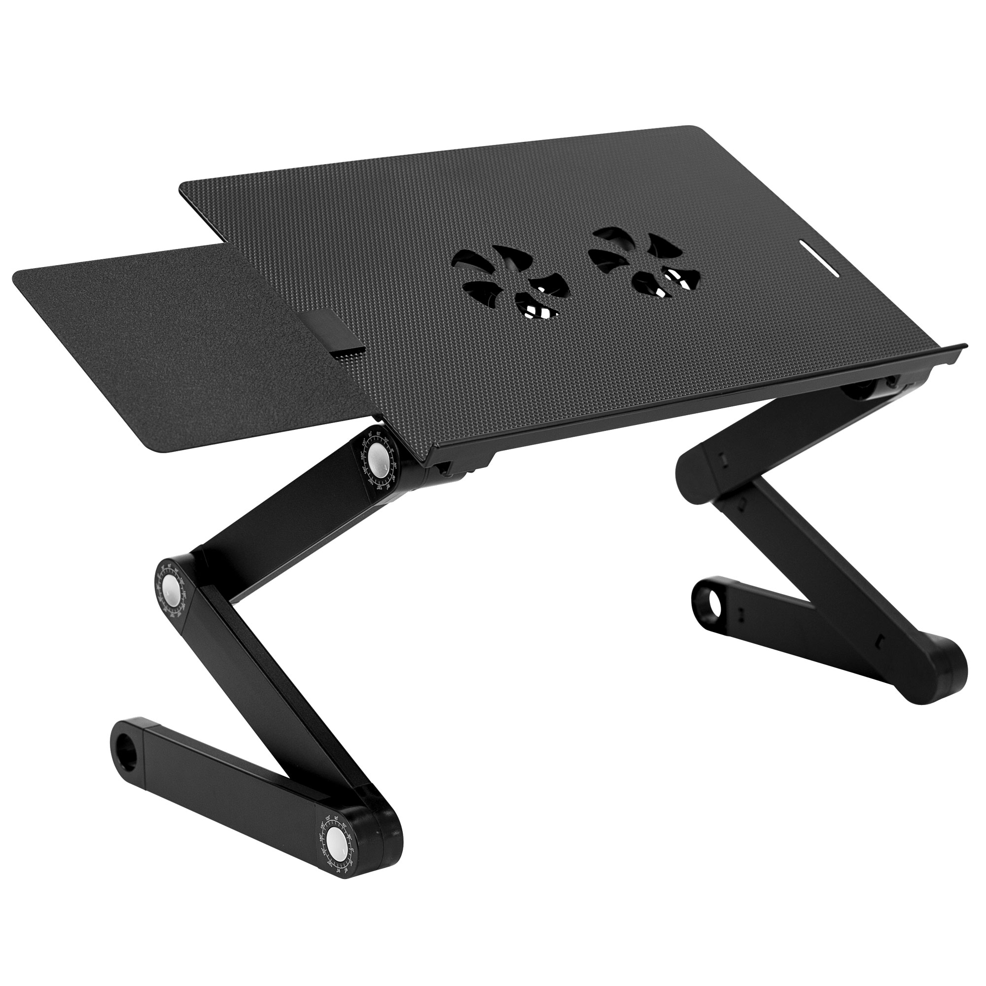 Mount-It! Laptop Tray with Cooling Fan & Mouse Pad