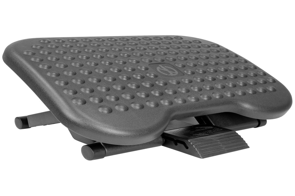 Ergonomic Footrest, Adjustable Footrest Max-Load 180Lbs with