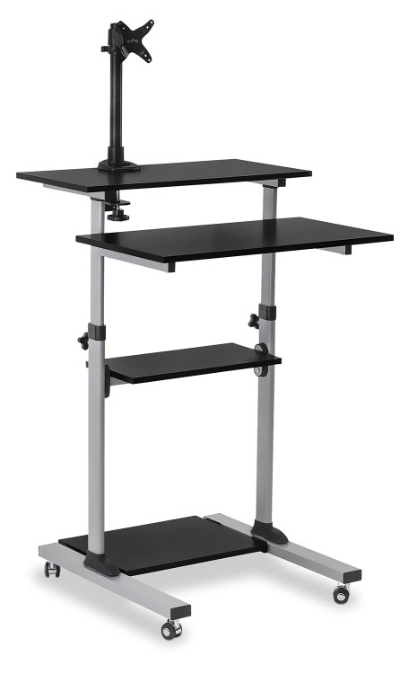 Mount-It! Rolling Computer Work Station: Rolling Computer Stand