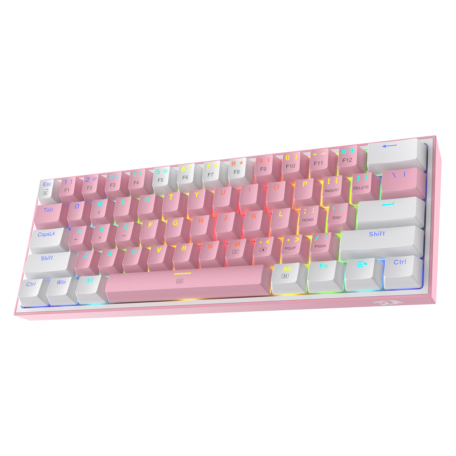 red dragon pink keyboard