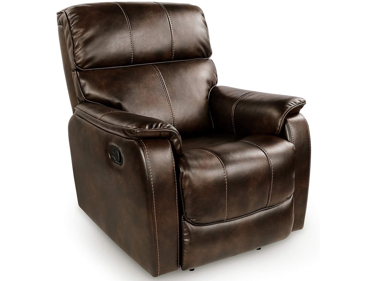 Unique Mechanism Rocking Recliner Easy Assembly & Extended Size