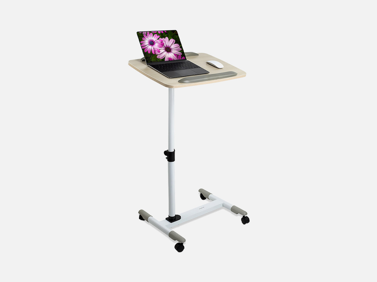 Height Adjustable Rolling Laptop Cart