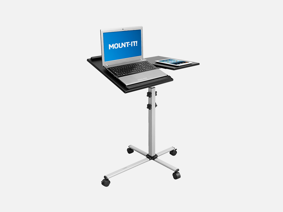 Mount-It! Rolling Laptop Tray & Projector Cart