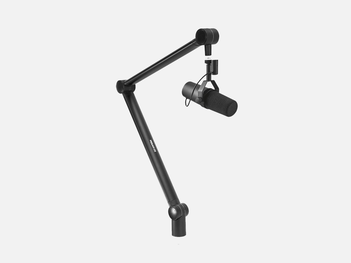 Mountit! Adjustable Microphone Boom Arm with Clamp