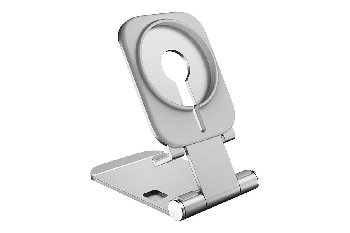 Stand Compatible with MagSafe for Most Cell Phones - Silver