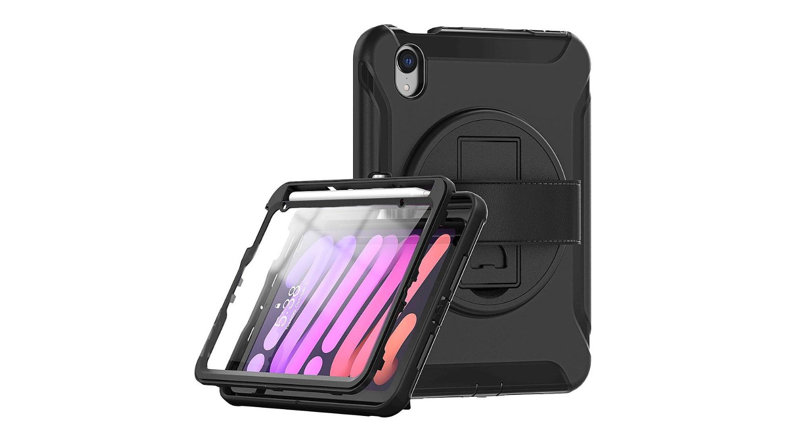 Sahara Case PROTECTION Hand Strap Series Case: Built-in screen protector