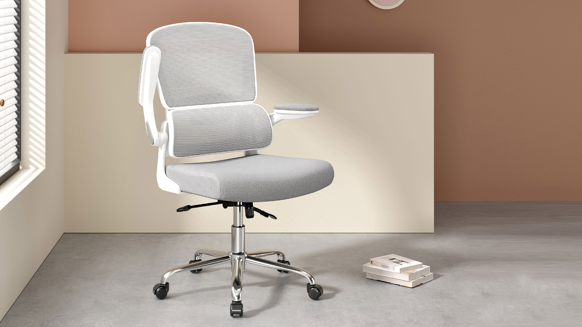 Logicfox Ergonomic Office Chair: Double Lumbar Support