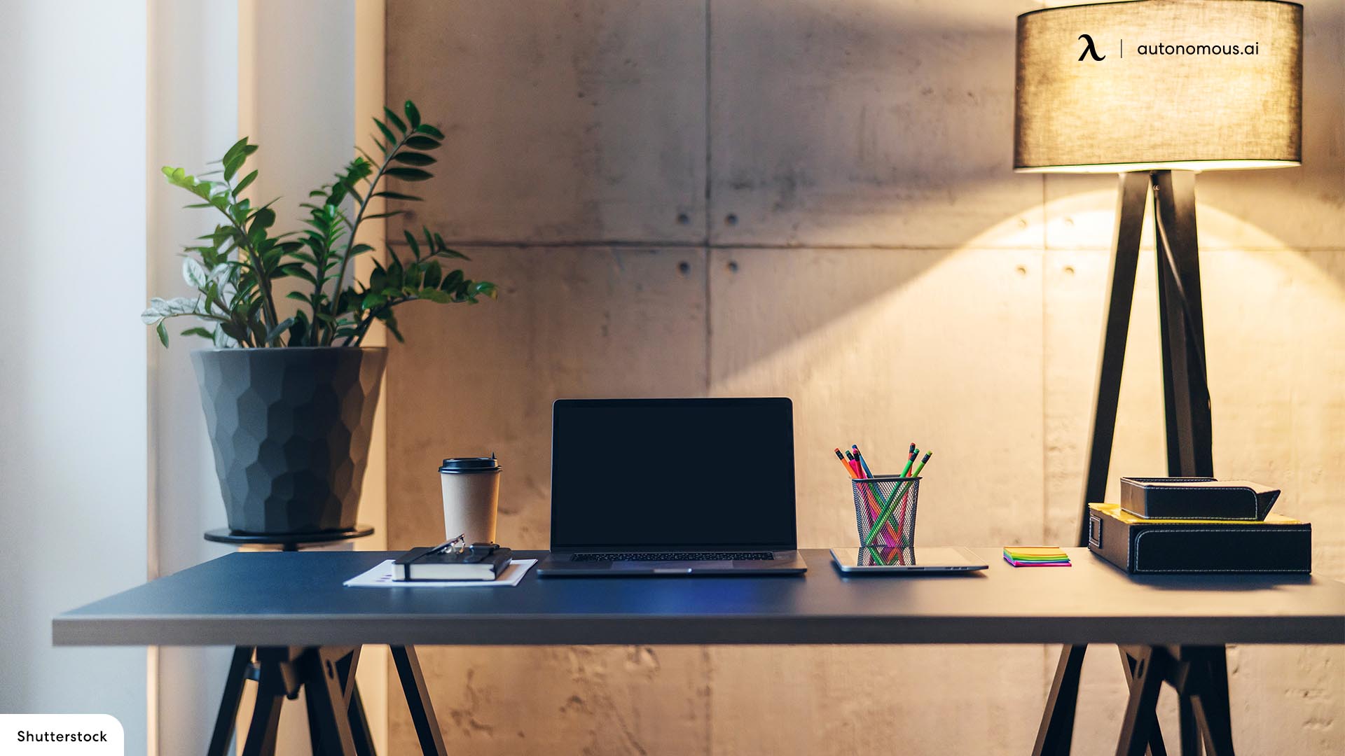 Cozy and Homey Desk Setup