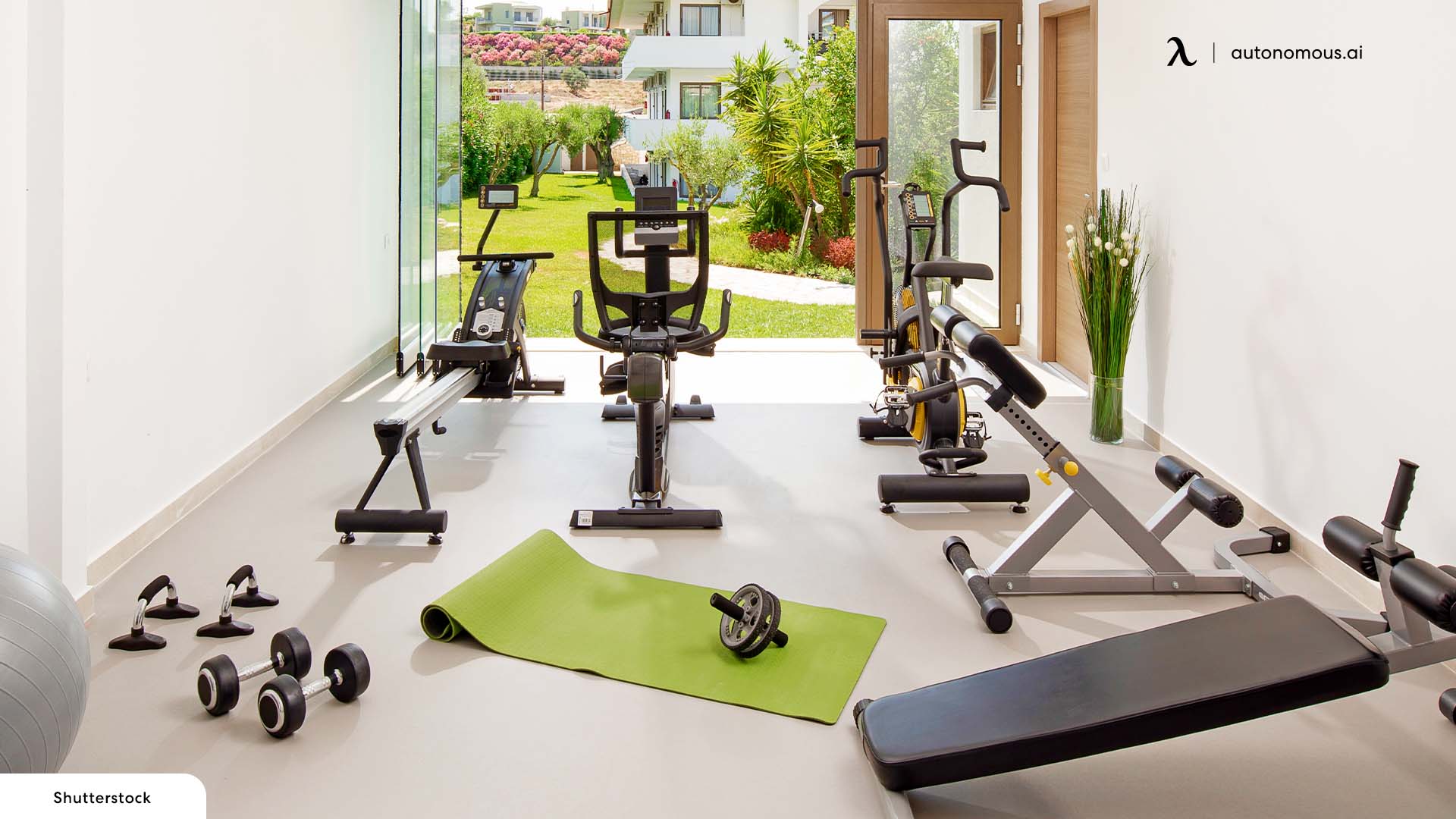 Carport best sale gym ideas