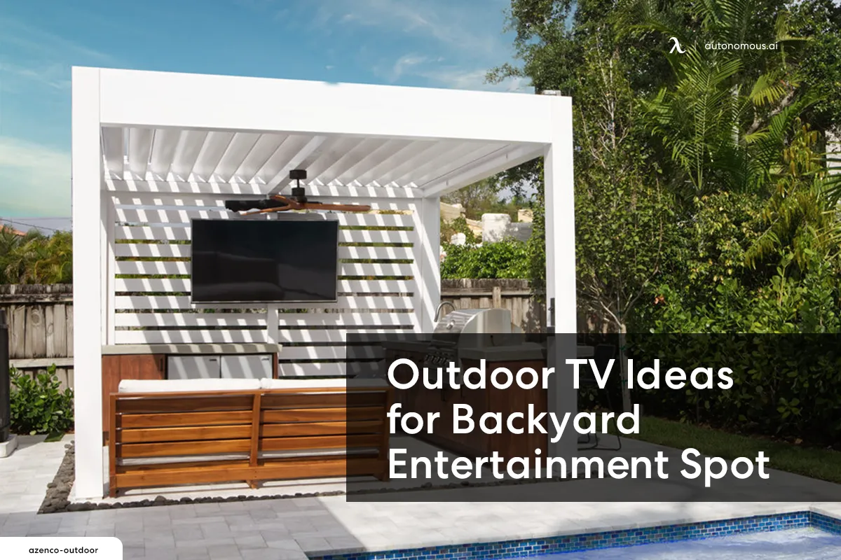 10 Outdoor TV Ideas for Your Home Backyard Entertainment