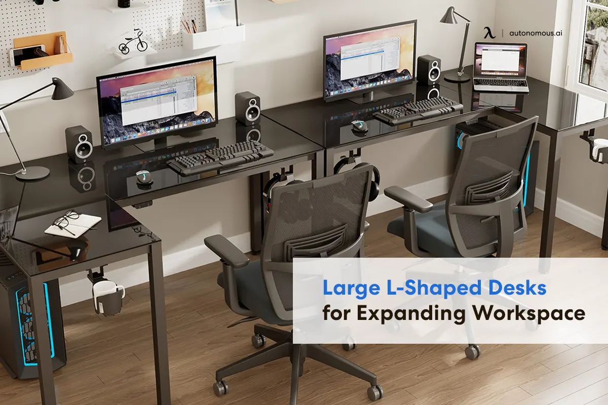22 Large L-Shaped Desks for Expanding Workspace 2023