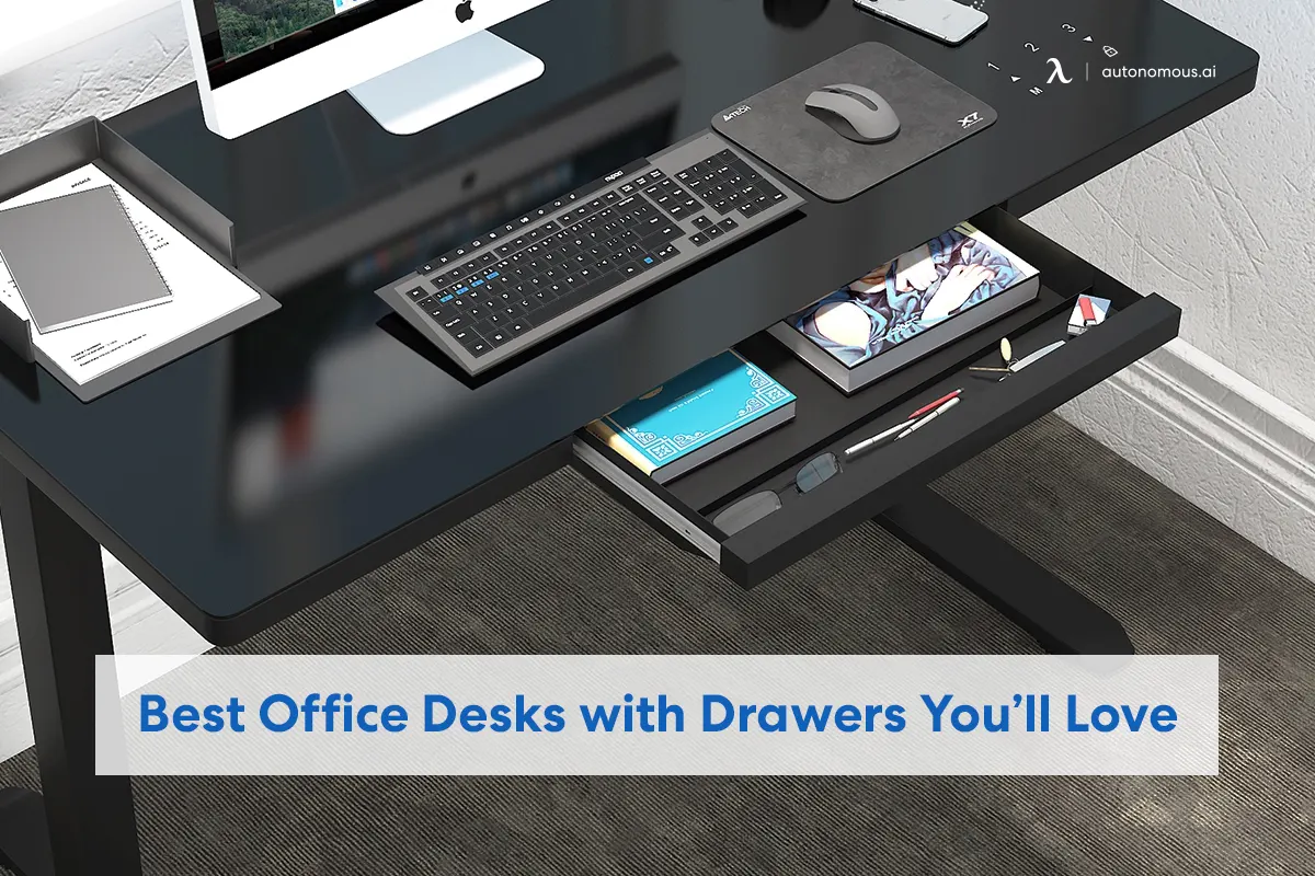 25+ Best Office Computer Desks with Drawers & Storage