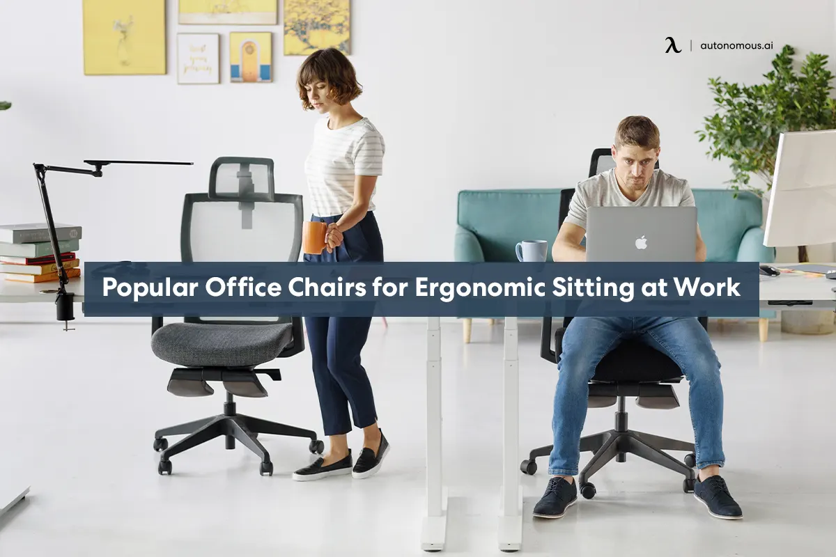 20 Popular Office Chairs for Ergonomic Sitting at Work